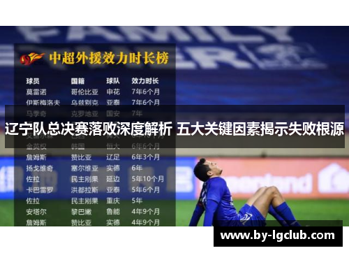 辽宁队总决赛落败深度解析 五大关键因素揭示失败根源